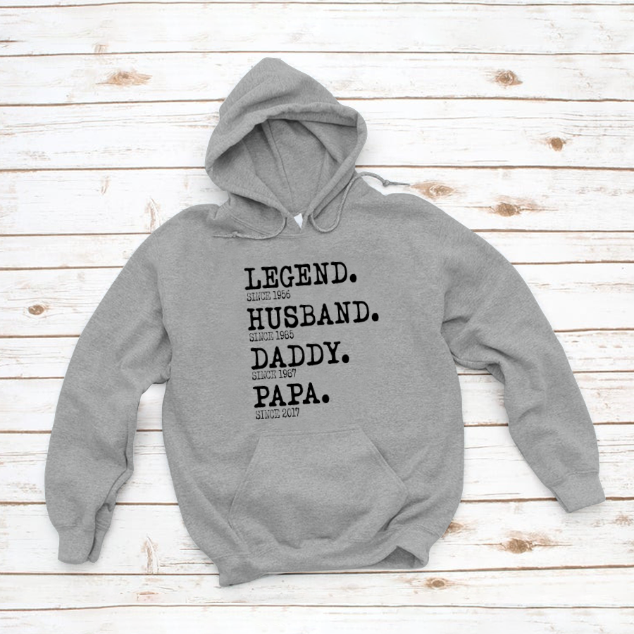 Dad hot sale since hoodie